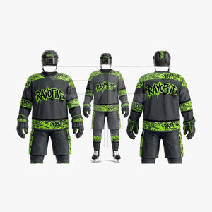 Maillots et ensembles de hockey sur glace de qualité supérieure, fabrication en usine, prix de gros, uniforme de hockey sur glace, logo personnalisé - Product Image 4