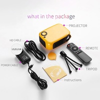 Alston — Mini-projecteur Portable numérique LED A2000, 1080P, 23 langues, 1000 Lumens, projecteur de poche, faible bruit, pour enfants