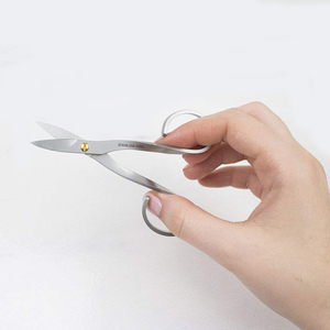 Ciseaux à cuticules professionnels en acier inoxydable bleu ciel, droits et affûtés, pour manucure et cils, nouvelle version super vendue, solides - Product Image 2