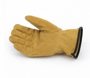 Durable Grain Leather <b>Rigger</b> <b>Gloves</b> Reinforced Cuff Enhanced Grip Heat Resistant Anti-Slip Breathable Flexible Customizable High - Product Image 6