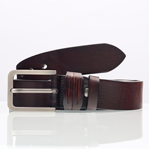 Cinturón de Cuero Genuino de Primera Calidad para Hombre, Diseño de Lujo, Estilo Ejecutivo, Personalizado, Venta al Por Mayor - Product Image 3