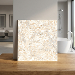 Azulejos de Porcelana Brillante Fantasía Blanca de 600x600 mm |   Azulejos Pulidos para Pared y Suelo de 60x60cm y 8mm, Garantía de 3 Años, Servicio Postventa - Product Image 4
