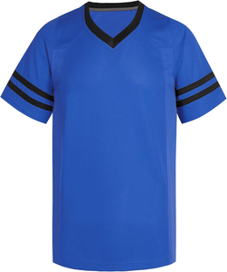 Camiseta de Fútbol Profesional, Malla de Poliéster, Acabado Bordado Premium, Uniforme de Equipo Personalizado, Fabricante de Marca Privada, Cuello en V, Manga Corta - Product Image 2