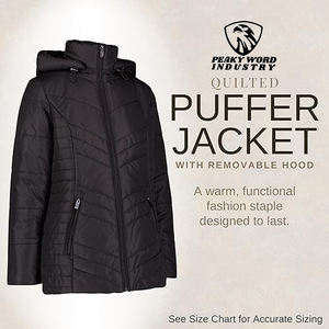 Chaqueta de Invierno Acolchada para Mujer, Chaqueta Larga de Plumón con Relleno de Algodón, Abrigo de Invierno - Product Image 4