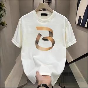 เสื้อยืดคอตตอน 100% ยอดนิยมสำหรับทุกเพศ น้ำหนัก 220 กรัม ผ้าถักป้องกันการเป็นขุย ทรงโอเวอร์ไซส์ พิมพ์ลาย เสื้อยืดผู้ชายแบบสั่งทำ - Product Image 2