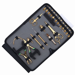 Kit complet d'application d'extensions capillaires avec fil passeur à boucle, pince à ouvrir les perles, peigne, pinces et ciseaux de précision - Product Image 6