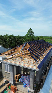 โครงหลังคาเหล็กน้ำหนักเบา Eratek STC75-100 สำหรับบ้านพักอาศัย ระบบโครงสร้างสำหรับการเกษตร  เคลือบผิวแบบเบา เกรด G550 มาตรฐาน JIS - Product Image 3