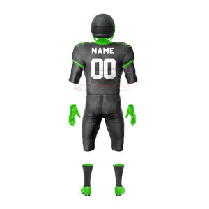 Uniforme de football américain de haute qualité à prix raisonnable, sublimation, séchage rapide, respirant, service OEM, couleurs et tailles personnalisées - Product Image 3