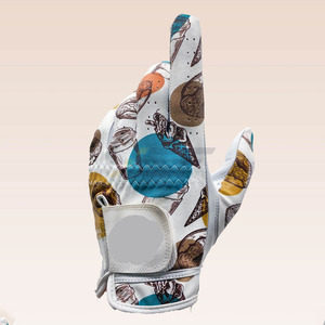 Guantes de Golf de Cuero Genuino de Primera Calidad, Compatibles con Pantalla Táctil, Absorben la Humedad, Protección UV, Agarre Firme, Todas las Tallas - Product Image 1