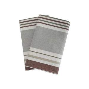 Wholesale Striped <b>Light</b> Weight Embroidered 30*30cm Thin Cotton Idyllic Dinner Placemat <b>Kitchen</b> Table Towel Restaurant Decoration - Product Image 1