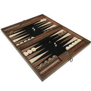 Juego de Backgammon de Madera de Lujo, Juego de Mesa Plegable Vintage con Incrustaciones, Juego de Backgammon y Ajedrez de Viaje, Juguetes Clásicos de Madera - Product Image 6