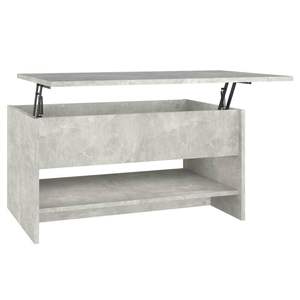 Table basse en bois d'ingénierie gris béton 31.5 po x 19.7 po x 15.7 po - Product Image 2
