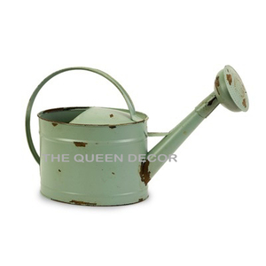 Arrosoirs en métal galvanisé au look vintage antique, design texturé martelé, décoration extérieure, accessoires pour la maison et le jardin - Product Image 6
