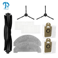 Pièces et accessoires compatibles avec l'aspirateur robot Cecotec Congas 5290 Ultra : brosse rotative, chiffon de nettoyage, filtre HEPA, sac à poussière, kit de remplacement