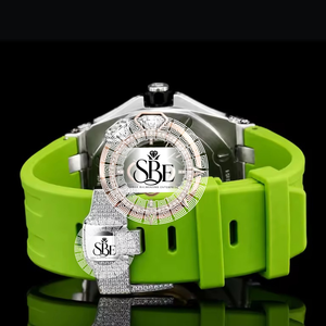 Reloj de Acero Inoxidable con Diamantes de Moissanita Estilo Hip Hop, con Cierre de Mariposa para Hombre, Resistente al Agua, Elegante, Estilo Ejecutivo, al Mejor Precio - Product Image 4
