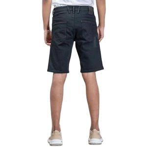 Achetez des shorts en denim délavé personnalisés pour hommes, style streetwear, denim baggy pour hommes - Product Image 5