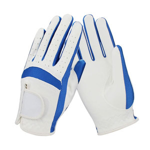 Ensemble de gants de golf junior, options pour la main gauche et la main droite, ajustement confortable pour les jeunes golfeurs, gants de golf de couleur bleue - Product Image 1