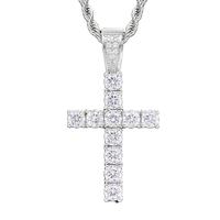 Pendentif Charme Micro Pavé Diamant Rond Taille Brillant Plaqué Style Hip-Hop Unisexe Solitaire Amovible Bijoux Fins de Luxe Cadeau Premium