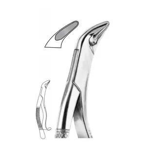 Pinzas de Extracción DENTRIC IMPLANTS Modelo Americano, Instrumentos Quirúrgicos Dentales para Dientes Centrales Superiores y Molares - Product Image 2