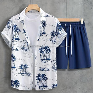 <b>Men's</b> Floral Print Dress <b>Shirt</b> Shorts Sets <b>for</b> <b>Men</b> <b>Hawaiian</b> Beach Short Sleeve <b>Shirts</b> Pant Matching Sets Dress Stock Lot in Bulk - Product Image 4