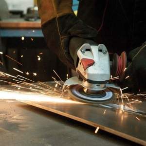 Disque à lamelles HGP industriel, 72 feuilles, meule abrasive pour le ponçage et le meulage du métal, de l'acier et de l'inox, vitesse de 80 m/s, outil abrasif de 100 mm - Product Image 6