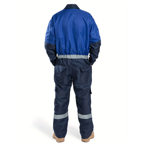 Best Hot Sale Unisex Dangri Suit <b>Construction</b> Worker <b>Uniform</b> Best Quality Polyester Anti-Wrinkle High Visibility Workwear - Product Image 6