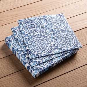High Quality Virgin Wood <b>Pulp</b> 3 Ply Absorbent 8 Disposable Restaurant Cocktail Table Napkins EcoTurtles Exploration Supplier - Product Image 6