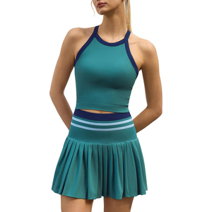 Effortless Women’s Set Smash Ready Flowy Tank & Shorts Court Cool Pickleball Outfit for Women - Product Image 1