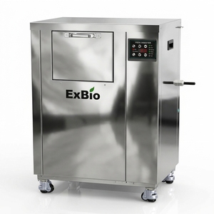 Elegante Digestor de Residuos Alimenticios de Acero Inoxidable con Capacidad para 30 kg y Motor, Máquina Comercial para Restaurantes - Product Image 2