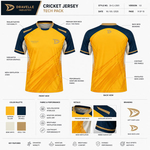 Maillot de cricket personnalisé en polyester sublimé à séchage rapide pour clubs sportifs – Vente en gros OEM - Product Image 6