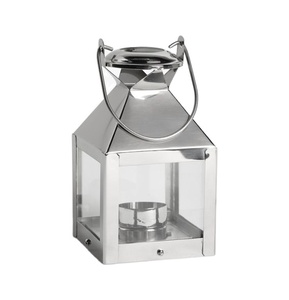 Linterna de vela para interiores y exteriores, mini linterna cuadrada, linternas decorativas de metal para decoración del hogar, ideal para Navidad y eventos. - Product Image 1
