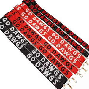 Ceintures en cuir véritable perlées Boomer Sooner Beaded Purse Strap en vente - Product Image 1