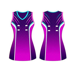 Camiseta de Netball Deportiva Sublimada Personalizada, Transpirable, de Secado Rápido, con Tela 100% Poliéster para Uso Activo - Product Image 4