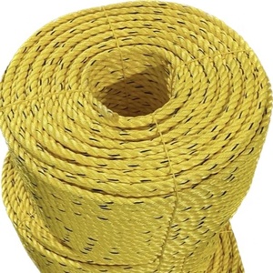 MULTIPACKROPES Cuerda de Polipropileno de Alta Calidad, 5mm 6mm 8mm, Negra, Monofilamento de PP, Alta Resistencia, Anti-UV, Color Inalterable, Trenzada de 3 Hilos - Product Image 1