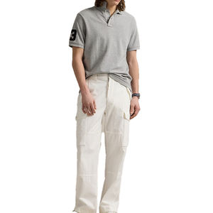 Nueva Camiseta Deportiva Clásica para Hombre, Tejida en Malla de Algodón, con Bordado Grande, Transpirable, Casual, de Manga Corta y Costuras Reforzadas - Product Image 6