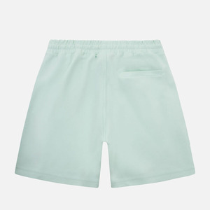 Shorts Bermuda en Coton Uni Beige pour Homme, Taille Élastique Décontractée, Coupe Mi-Haute, Tissu Tricoté, Poches, Style Respirant - Product Image 5