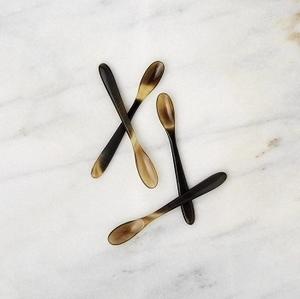 Cuchara de Cubiertos de cuerno de búfalo de calidad de lujo para mesa de comedor, cuchara para servir de cuerno de buey, buena pulida, la mejor calidad de cuchara de cuerno - Product Image 5