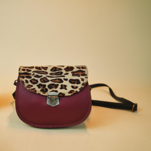 Bolso bandolera de Color rechoncho de cuero reciclado de nuevo estilo, bolso de cuero de piel con estampado de animales de alta calidad, bolso de hombro multicolor para mujer - Product Image 3