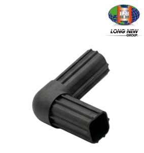 Connecteur d'angle droit en plastique LONGNEW OEM |   Raccord d'assemblage de tube carré personnalisé en ABS/PC/PP, fabriqué à Taïwan - Product Image 3