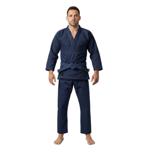 Kimono et uniformes de judo personnalisés, mi-lourds, respirants, à séchage rapide, en polyester/coton, tailles et couleurs sur mesure - Product Image 6