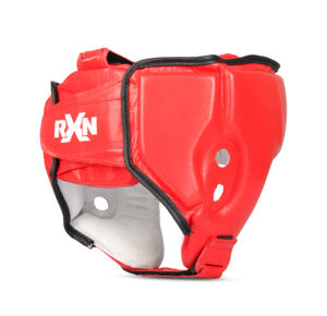 Custom Eco-Friendly RXN Brand HG-1 Leather <b>Head</b> Guard for MMA Boxing Taekwondo <b>Training</b> Adult & Kid Protection - Product Image 4