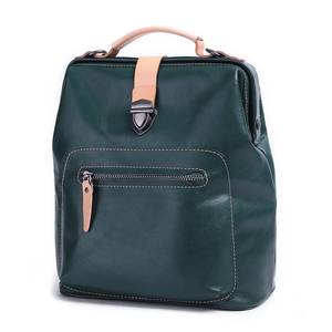 Signature Vintage Leather <b>Backpack</b> Waterproof Anti-Theft Laptop Rucksack Genuine Leather Craft LBP-0390 - Product Image 3