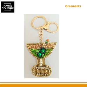 Oferta Increíble, Superventas, Hecho en India, Tamaño 5.5 x 5.5 cm, Decoración para el Hogar, Adornos Colgantes Festivos - Llavero con Forma de Copa de Vino - Product Image 6