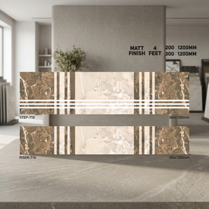 Vistaar - Baldosas de Porcelana Modernas para Exteriores con Acabado Mate Antideslizante, 1200x300 mm, 11 mm de Grosor, para Escalones - Product Image 4