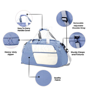 Bolsas de Gimnasio Casuales Impermeables Personalizadas de Alta Calidad, Gran Capacidad, Forro de Poliéster, Unisex, Ecológicas, Profesionales, Ajustables - Product Image 5