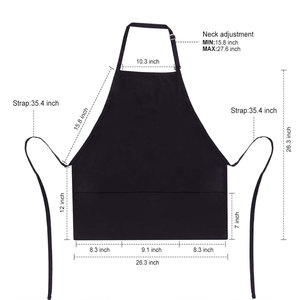 <b>Apron</b> for Men Women, Adjustable Cooking <b>Kitchen</b> <b>Apron</b> with 2 Pockets Machine Washable, Firm Stitching, Stain Resistance - Product Image 3