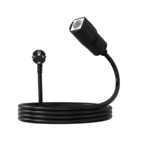 Adaptateur de charge EV portable 16A 3.6kW sans fil de terre avec affichage LED et minuterie de temporisation pour la recharge des véhicules anciens