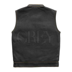 Genuine Casual Winter <b>Leather</b> <b>Vest</b> Breathable Quick-Dry Comfortable Fit for Daily Wear Easy Layering Long Lasting Fashion Appeal - Product Image 2
