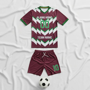 Maillots de football, uniformes de soccer, séchage rapide, antibactériens, respirants, protection UV, nom d'équipe personnalisé, vente en gros, sports de plein air - Product Image 6