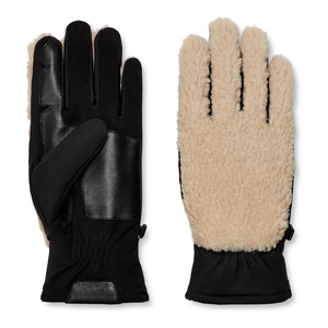 Warm Winter Leather Full Finger <b>Gloves</b> with Soft <b>Knit</b> Cuff Eco-Friendly & Breathable for Travel & Everyday Outdoor Use - Product Image 1